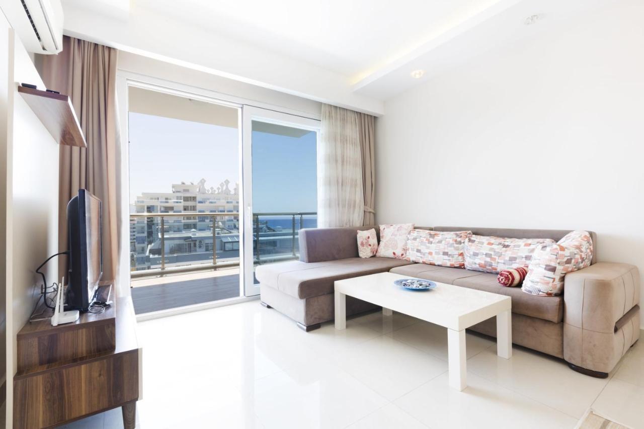 Luxury Flat With Shared Pool Near Beach In Alanya Kültér fotó